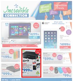 Incredible Connection: Incredible Deals (29 May - 1 Jun 2014), page 1