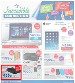 Incredible Connection: Incredible Deals (29 May - 1 Jun 2014), page 1