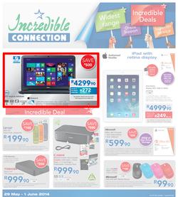 Incredible Connection: Incredible Deals (29 May - 1 Jun 2014), page 1