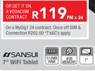 Sansui 7" WiFi Tablet-On A MyGig1 24 Contract