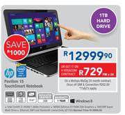 HP Pavilion 15 Touchsmart Notebook