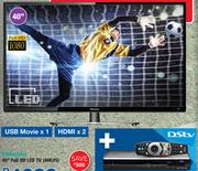 DSTV Multichoice HD PVR Decoder + Hisense 40" Full HD LED Tv