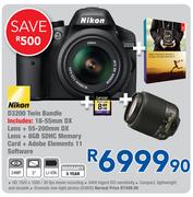 Nikon D3200 Twin Bundle