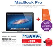 Macbook Pro 13" Notebook- On A Mofaya MyGig1 24 Month Contract