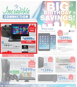 Incredible Connection : Big Birthday Savings! (26 Jun - 29 Jun 2014), page 1