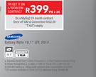 Samsung Galaxy Note 10.1" LTE 2014-On A MyGig 2
