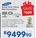 Samsung Galaxy Note 3 Black Mist Smartphone