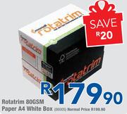 Rotatrim 80Gsm Paper A4 White Box