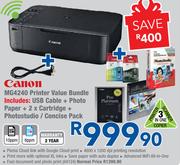 Canon MG4240 Printer Value Bundle