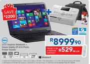 Dell 3737 Inspiron Notebook+Canon Selphy CP-810 Photo Printer Bundle