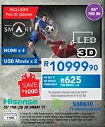 Hisense 55" FHD LED 3D Smart TV 55K610