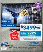Samsung 32" HD Ready TV F4000