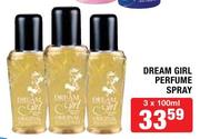 Dream Girl Perfume Spray-3x100ml
