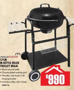Megamaster 57cm M-Kettle Delux Trolly Braai