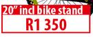 Bravvos BMX Crosser 16" Including Bike Stand