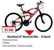 Maxwheel 26" Mountain Bik-18 Speed