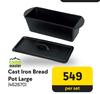 Camp Master Cast Iron Bread Pot Large-Per Set