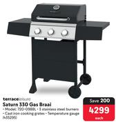 Terrace Leisure Saturn 330 Gas Braai 720-0988L