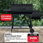Nexgrill Barrel Smoker Braai