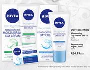 Nivea Daily Essentials Moisturising Day Cream SPF15 -50ml