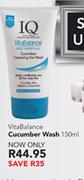 IQ VitaBalance Cucumber Wash-150ml