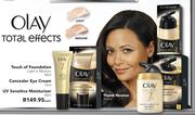Olay Total Effects Touch Of Foundation Light Or Medium-50ml
