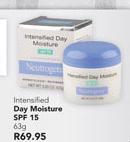 Neutrogena Intensified Day Moisture SPF 15-50ml