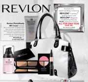 Revlon Colorstay Eyeliner Pencil & Revlon Megalash Lengthening Mascara In a Stylish Handbag