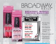 Broadway Impress Press-On Manicure Full Colour