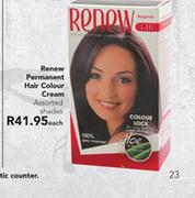 Renew Permanent Hair Colour Cream Assorted Shades-Each