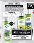 Natur Vital Sensitive Shampoo-300ml + Free Sensitive Conditioner 300ml