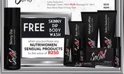 Nutri Women Sensual Midnight Affair Body Cream + Free Skinny Dip Body Wash