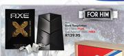 Axe Dark Temptation EDT-50ml + Free Axe Aerosol-150ml 