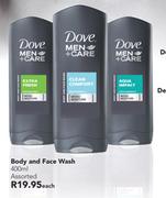 Body & Face Wash Assorted-400ml Each