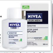 Nivea For Men After Shave Splash Assorted-100ml 