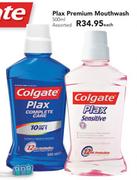 Colgate Plax Premium Mouthwash-500ml Each