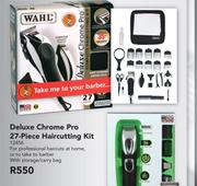 Wahl Deluxe Chrome Pro 27-Piece Haircutting Kit