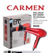 Carmen EHC Infiniti ESP 2000W AC Hairdryer
