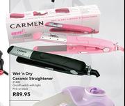 Carmen 'n Dry Ceramic Straightener