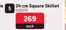 Camp Master 24cm Square Skillet 432011-Each