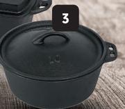 Camp Master No. 10 Flat Bottom Potjie 431986-Each