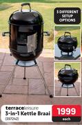 Terrace Leisure 3-In-1 Kettle Braai 397242-Each