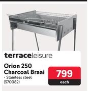 Terrace Leisure Orion 250 Charcoal Braai 370082-Each