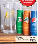 Sodasteam Syrups Assorted-440ml Each