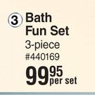 Dino Bath Fun Set (3 Piece) 440169-Per Set