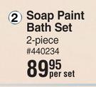Rainbow Promises Soap Paint Bath Set (2 Piece) 440234-Per Set