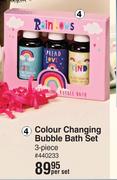 Rainbow Promises Colour Changing Bubble Bath Set (3 Piece) 440233-Per Set