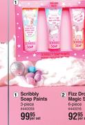 Nature's Edition Scribbly Soap Paints (3 Piece) 440059=Per Set