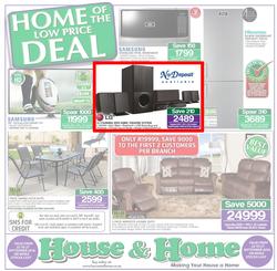 House & Home : Low Price Deal (22 Sep - 27 Sep 2015), page 1