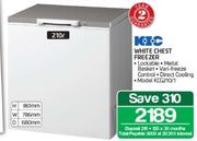 KIC 210Ltr White Chest Freezer KCG210/1